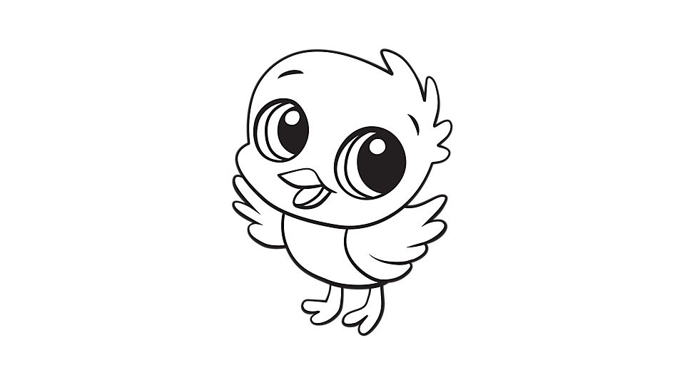 Chick coloring #16, Download drawings