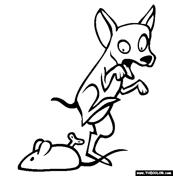 Chihuahua coloring #12, Download drawings