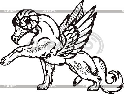 Chimera clipart #4, Download drawings