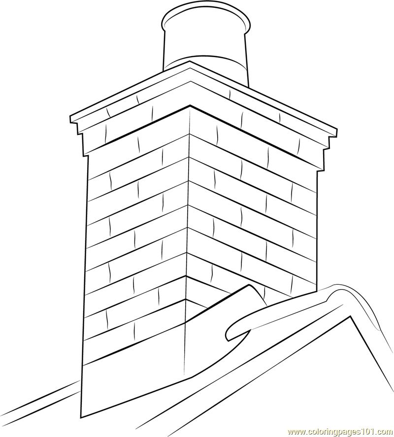 Chimney coloring #19, Download drawings