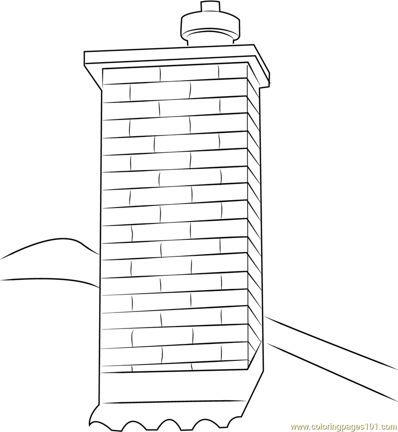 Chimney coloring #18, Download drawings