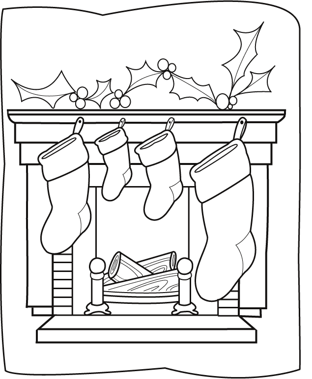Chimney coloring #13, Download drawings