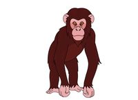 Chimpanzee clipart #17, Download drawings