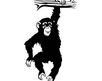Chimpanzee svg #7, Download drawings