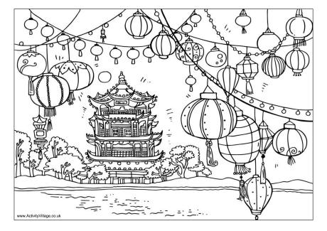 Chinese coloring #6, Download drawings