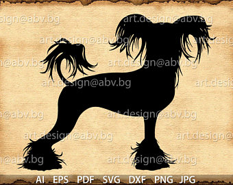Chinese Crested Dog svg #18, Download drawings