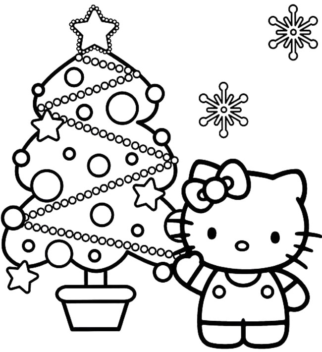 Christmas Tree coloring #8, Download drawings