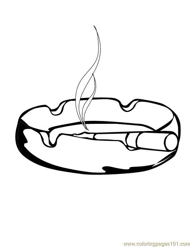 Cigarette coloring #1, Download drawings