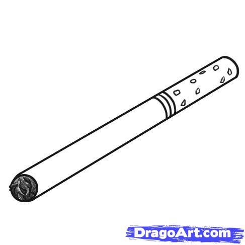 Cigarette coloring #2, Download drawings