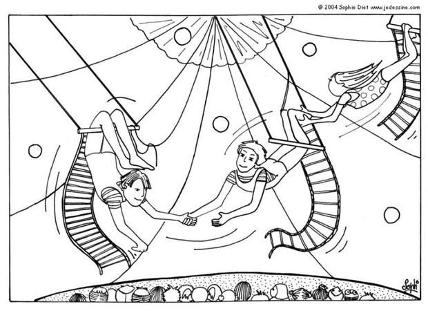 Circus coloring #1, Download drawings