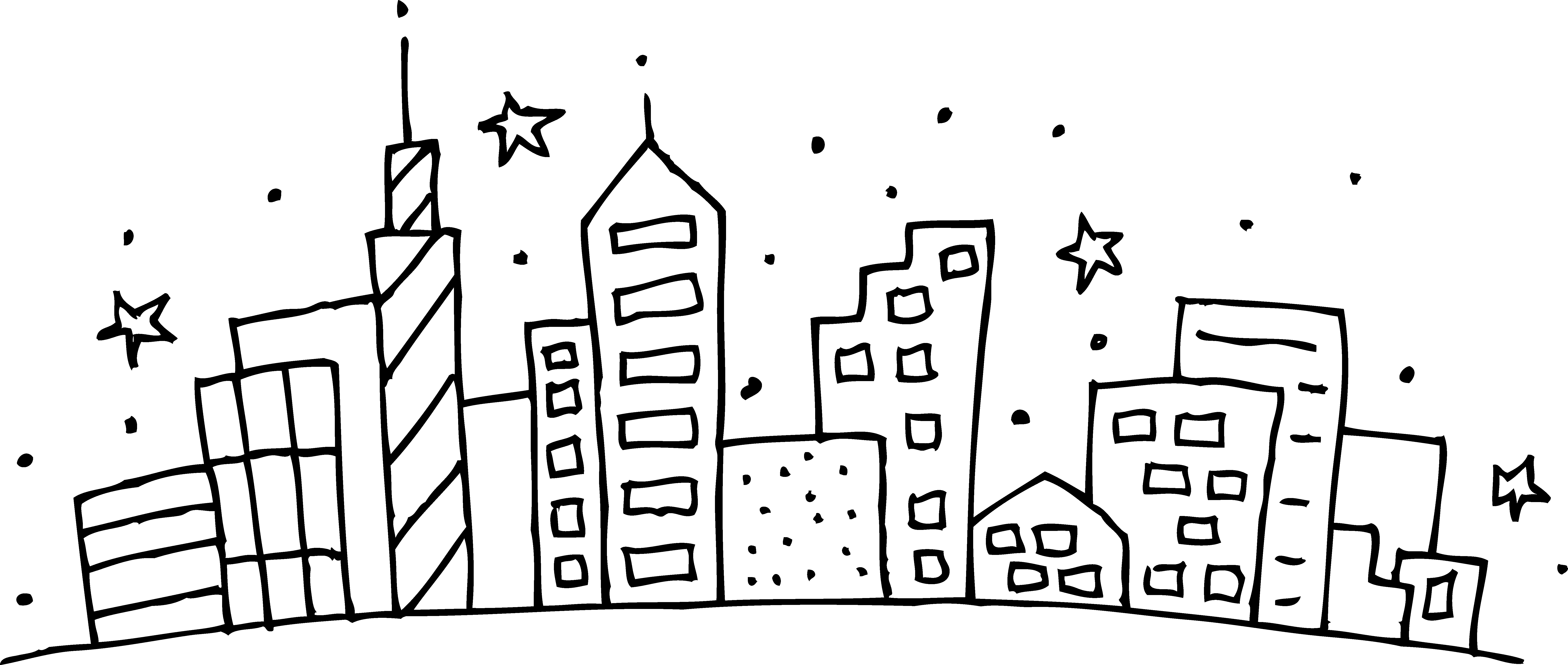 Cityscape coloring #20, Download drawings