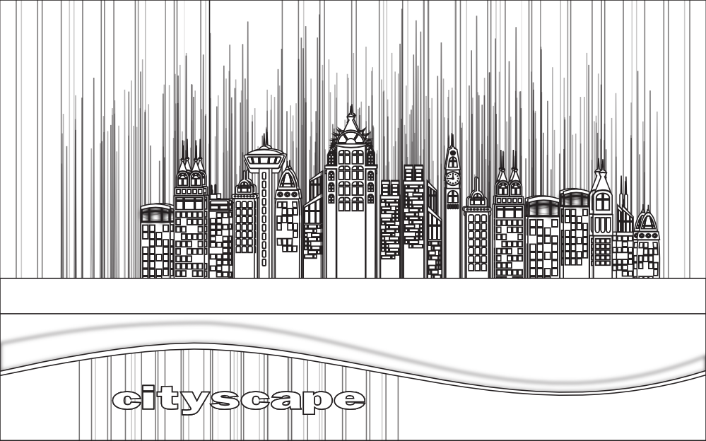 Cityscape coloring #15, Download drawings