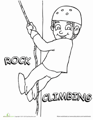 Climbing coloring #3, Download drawings