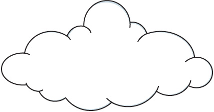 Cloud clipart #2, Download drawings