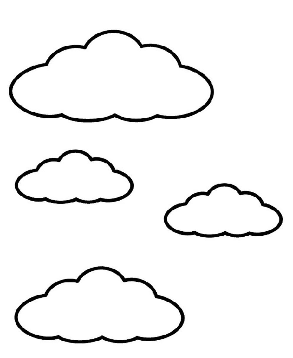 Cloud coloring #12, Download drawings