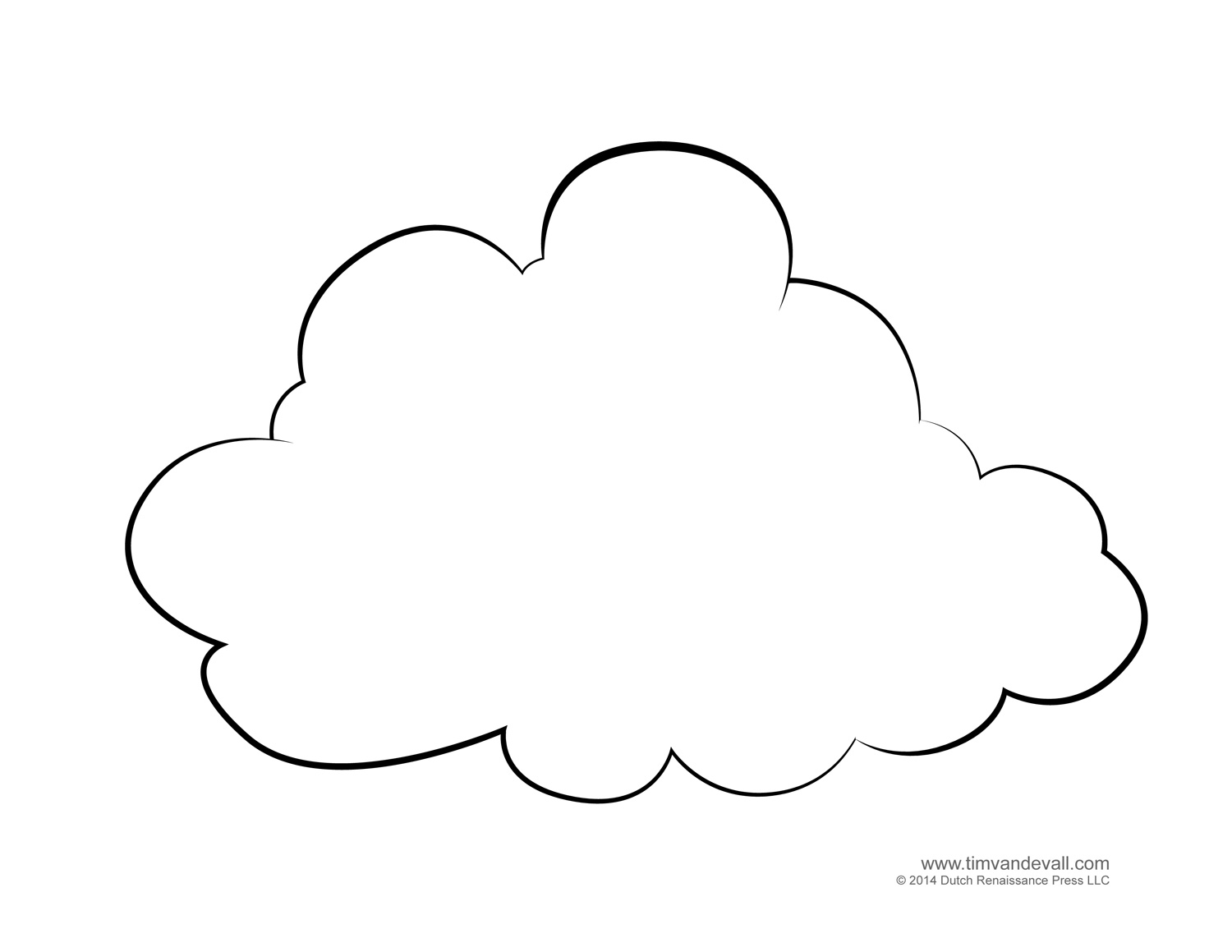 Cloud coloring #6, Download drawings