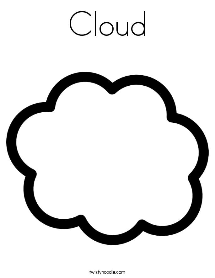 Cloud coloring #15, Download drawings