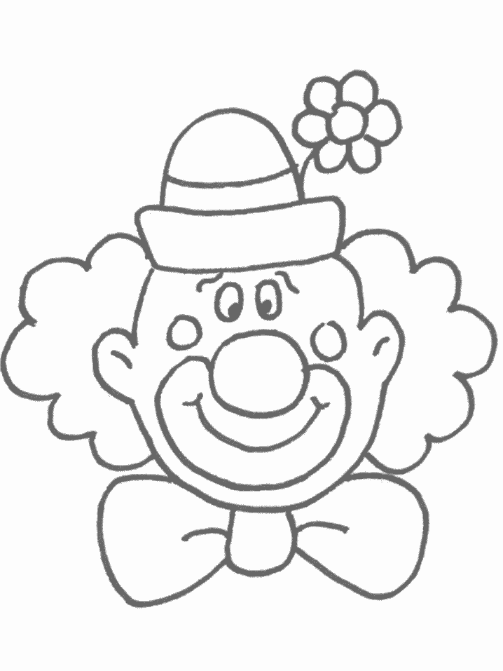 Clown coloring #6, Download drawings