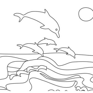 Coastline coloring #8, Download drawings