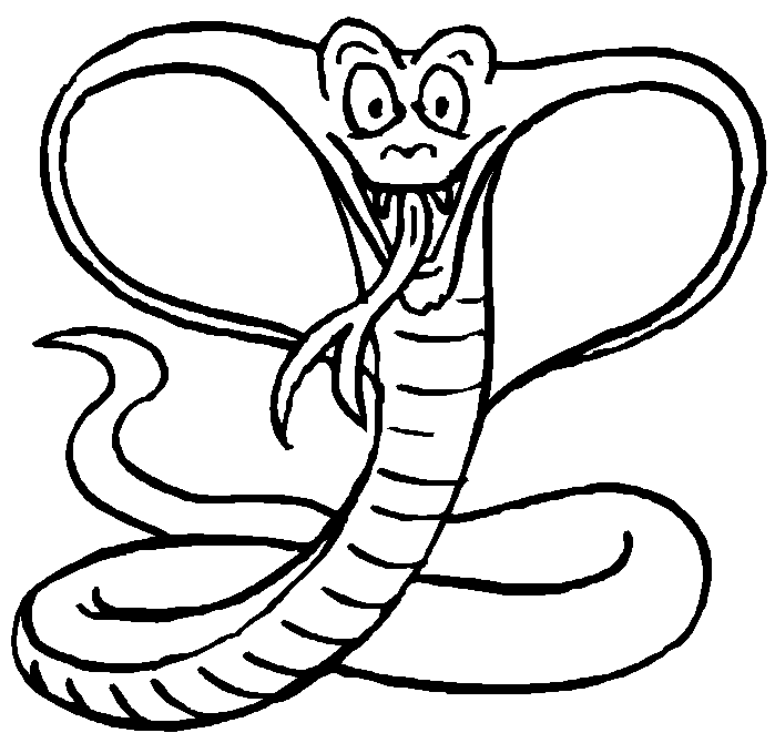 Cobra coloring #10, Download drawings