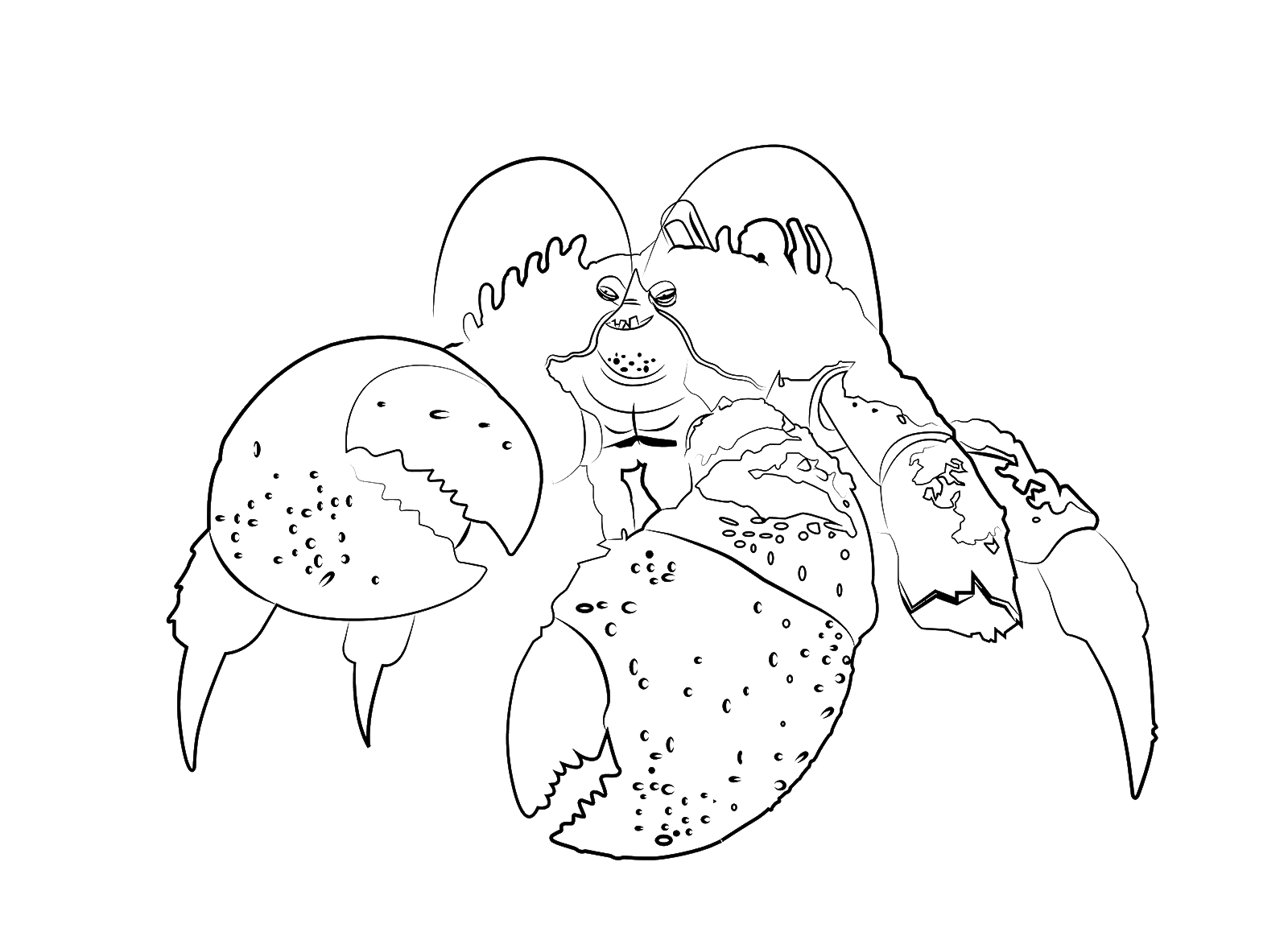 Coconut Crab coloring #2, Download drawings
