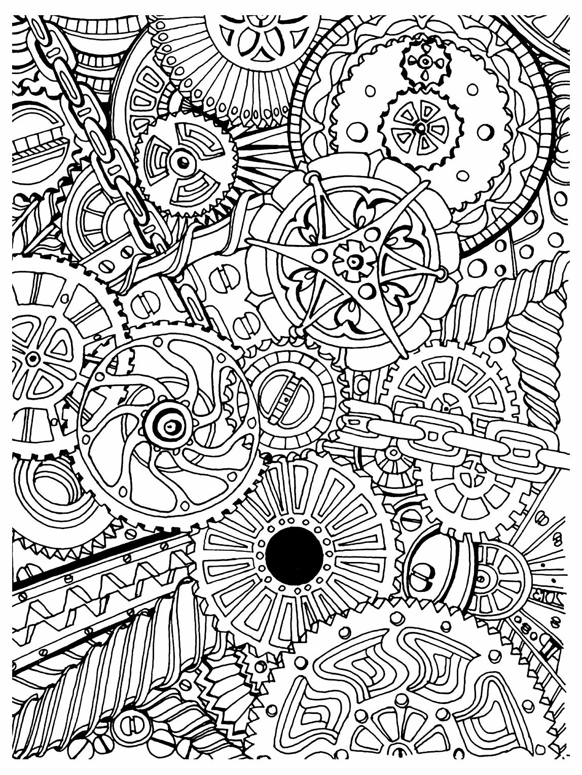 Cogs coloring #9, Download drawings