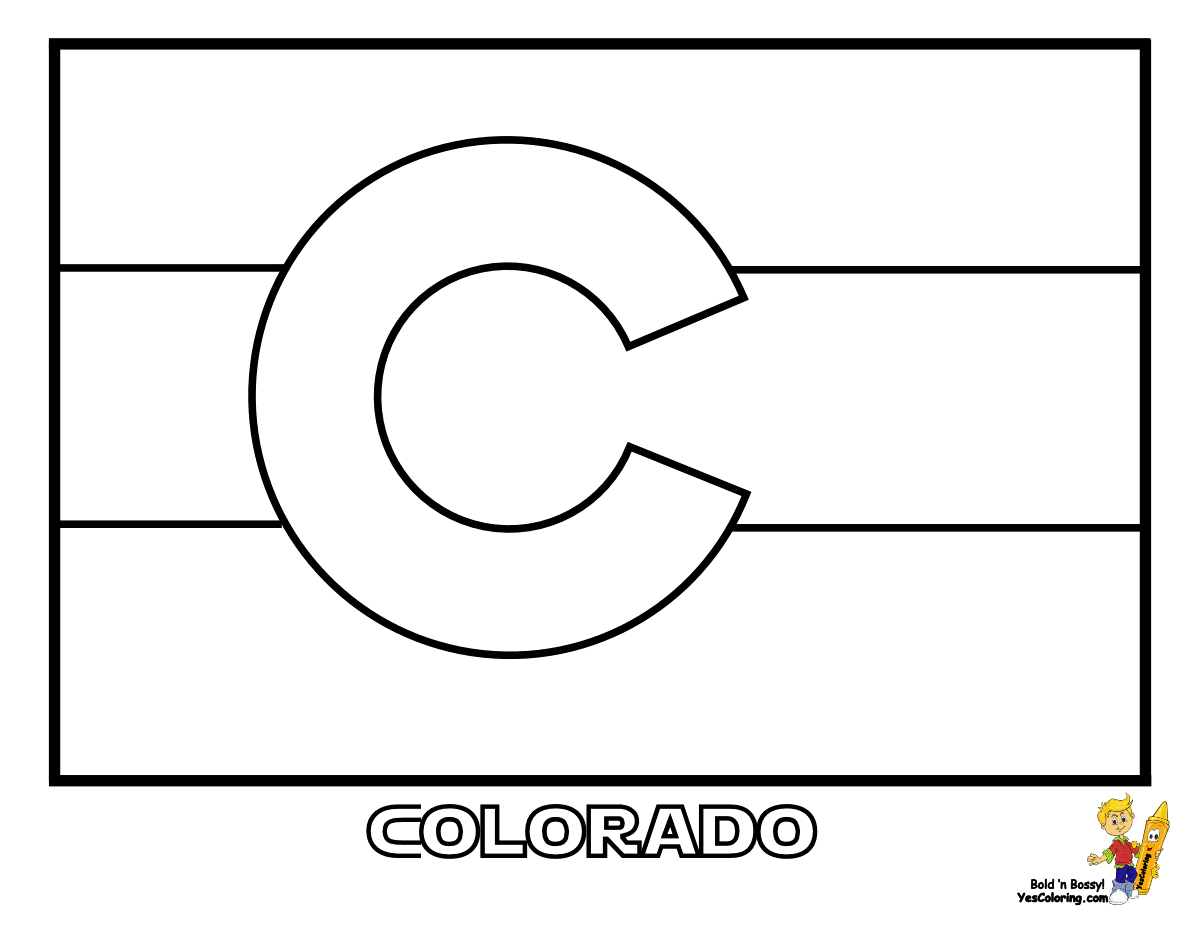 Colorado coloring #8, Download drawings