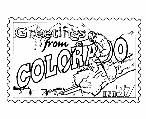 Colorado coloring #11, Download drawings