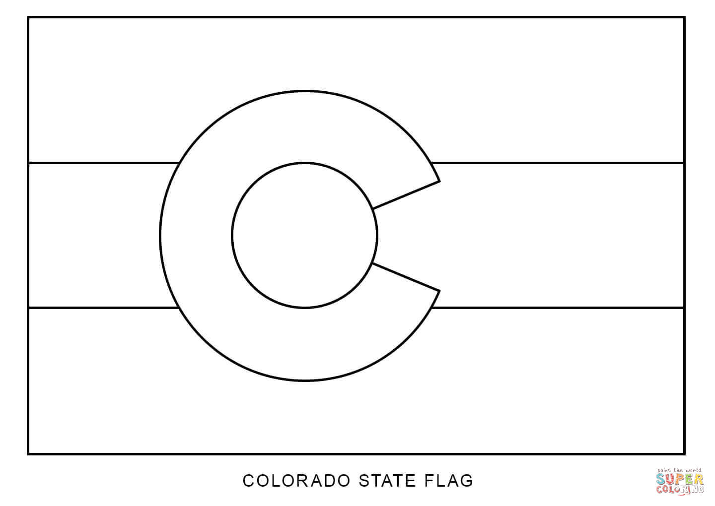 Colorado coloring #14, Download drawings