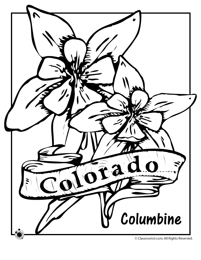 Columbine coloring #20, Download drawings