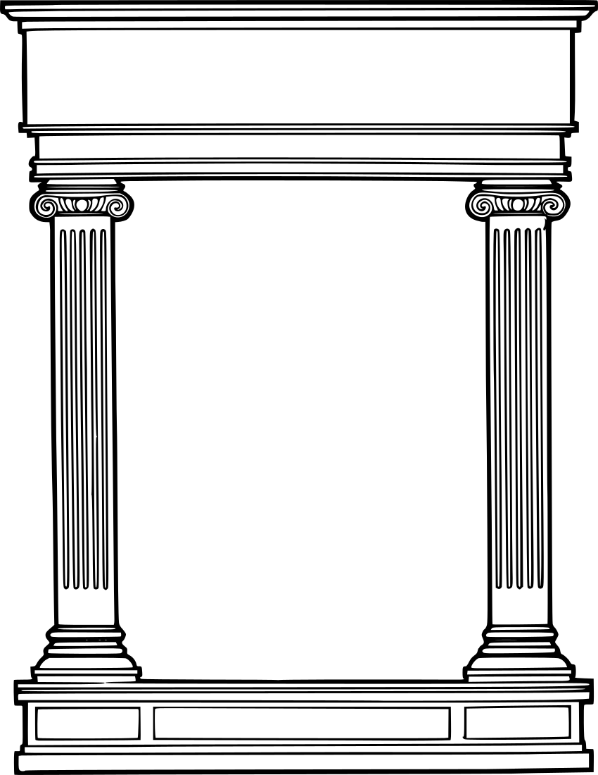 Columns clipart #6, Download drawings