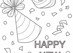 Confetti coloring #10, Download drawings