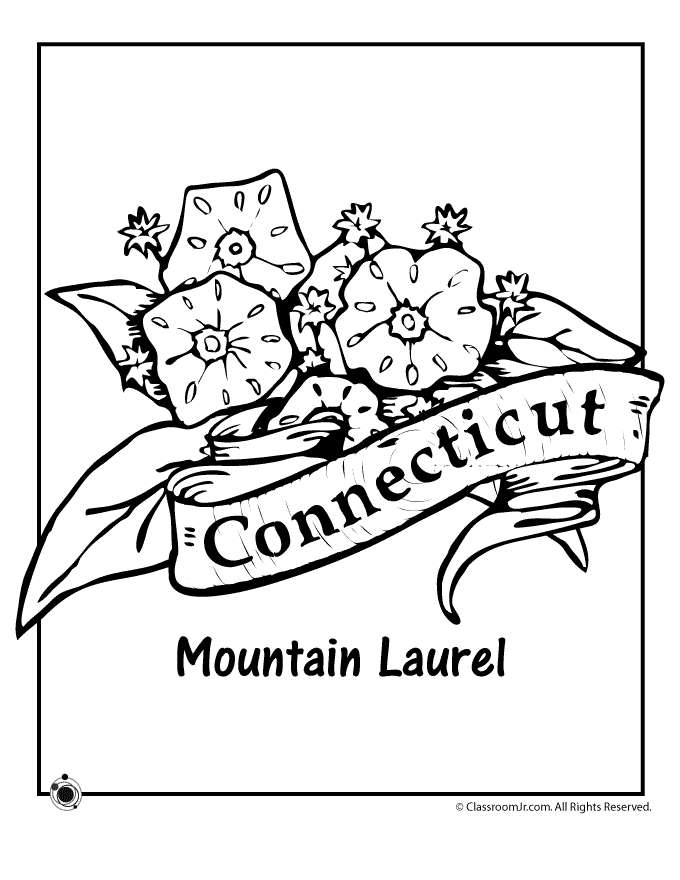 Connecticut coloring #9, Download drawings