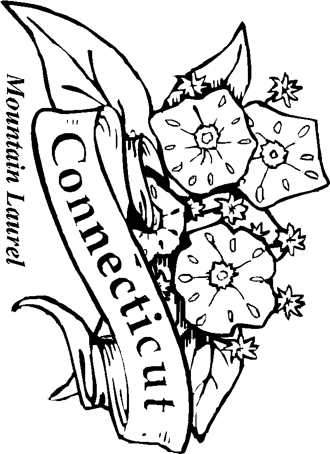 Connecticut coloring #6, Download drawings