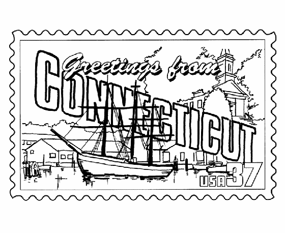 Connecticut coloring #19, Download drawings