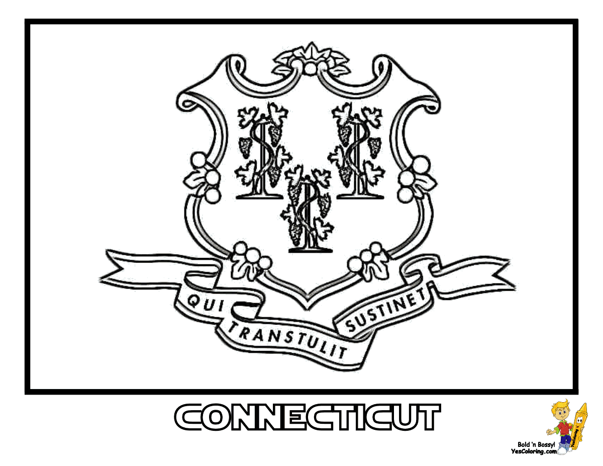 Connecticut coloring #14, Download drawings