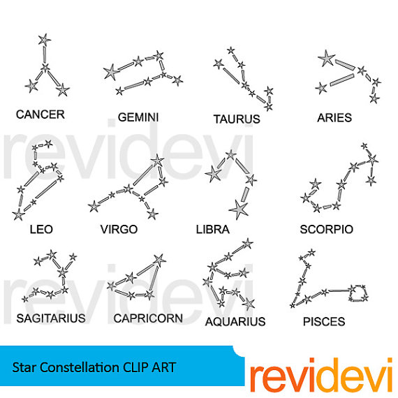 Constellation clipart #2, Download drawings