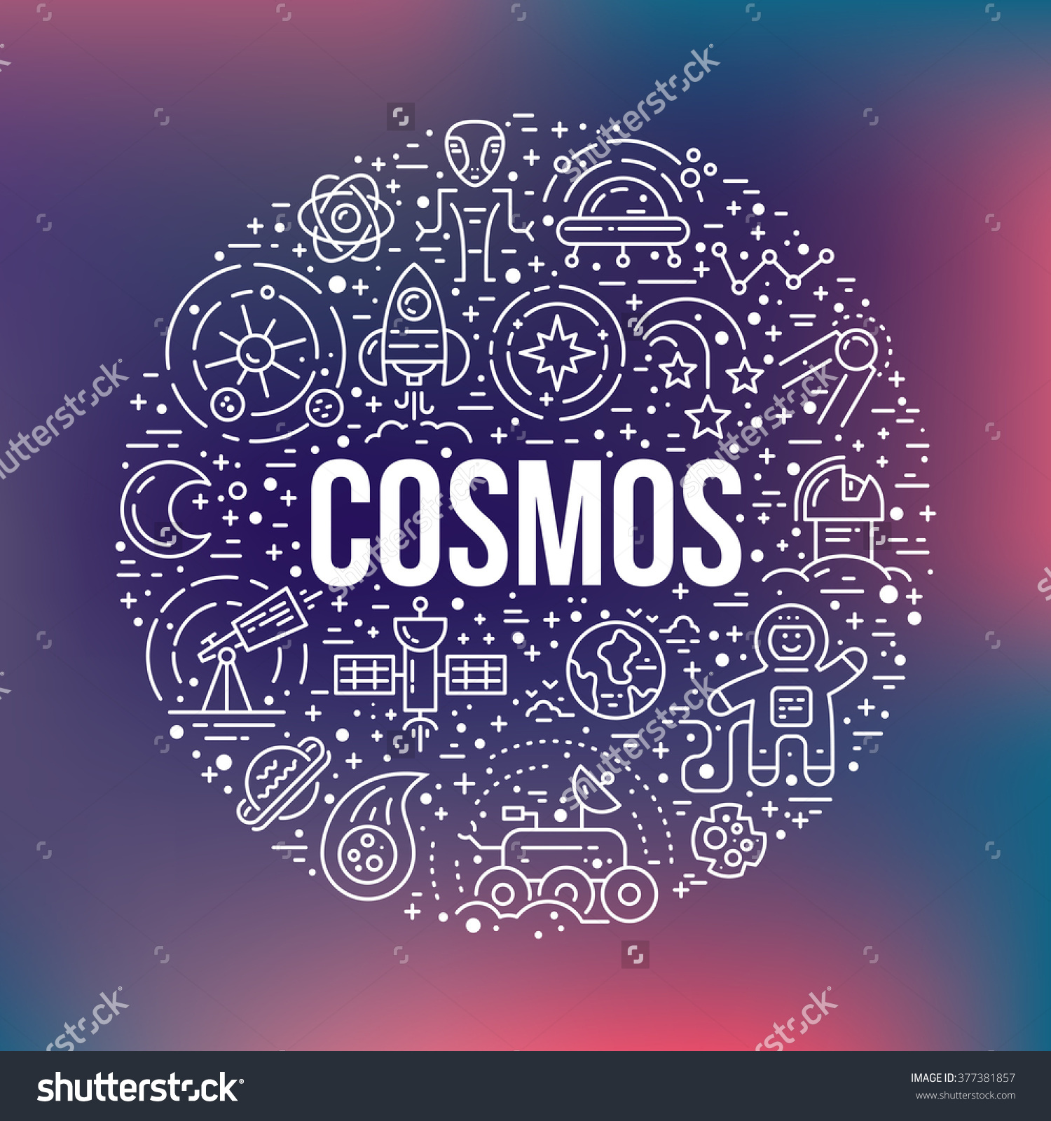 Cosmos clipart #2, Download drawings