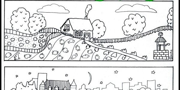 Country coloring #17, Download drawings