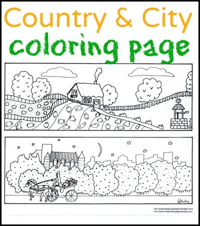 Country coloring #16, Download drawings