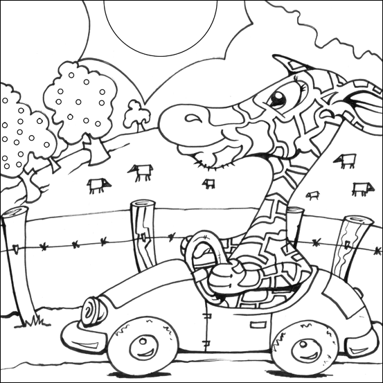 Countryside coloring #1, Download drawings