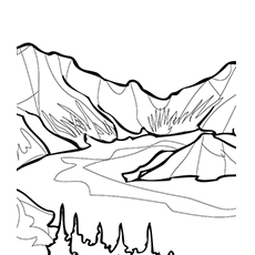 Crater Lake National Park coloring #11, Download drawings