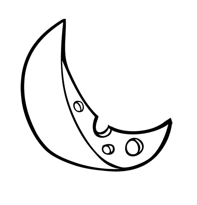 Crescent coloring #6, Download drawings