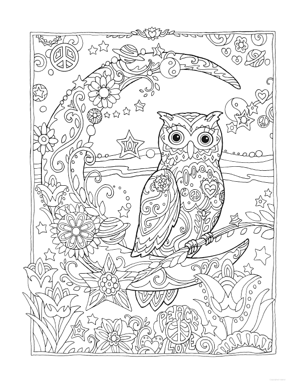 Crescent coloring #4, Download drawings