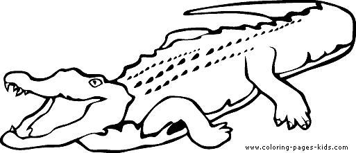 Crocodile coloring #17, Download drawings
