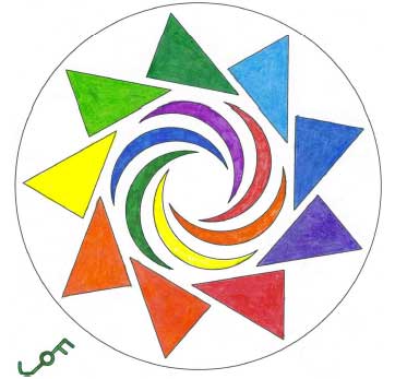 Crop Circles coloring #20, Download drawings