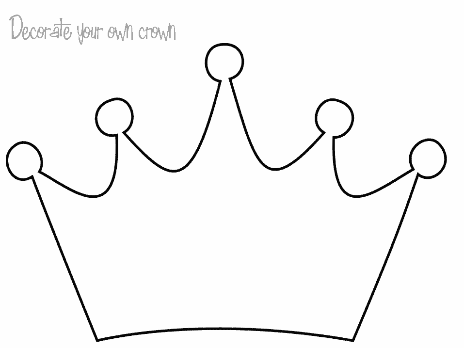 Crown coloring #15, Download drawings