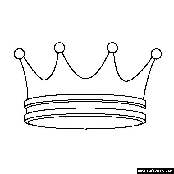 Crown coloring #18, Download drawings