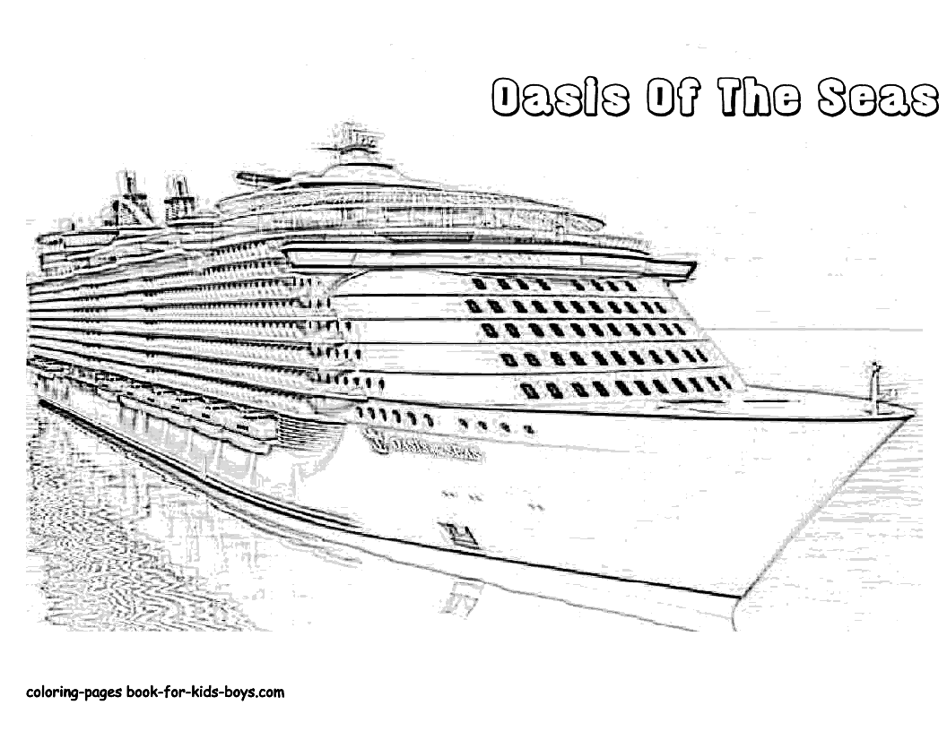 Cruise Ship coloring #17, Download drawings