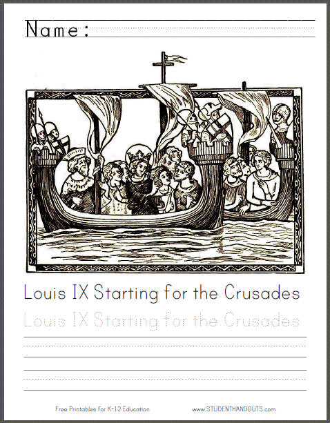 Crusade coloring #9, Download drawings